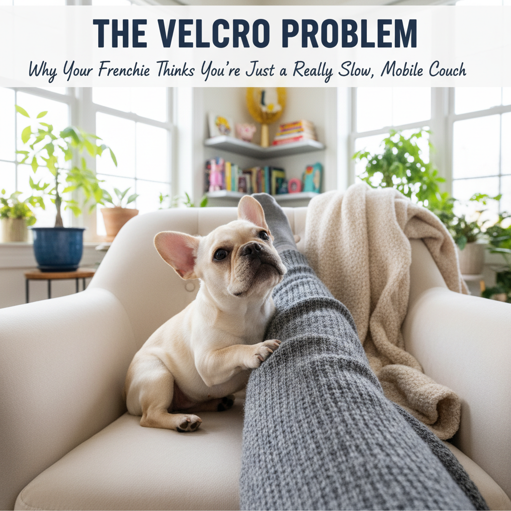 The Velcro Problem: Why Your Frenchie Thinks You're Just a Really Slow, Mobile Couch