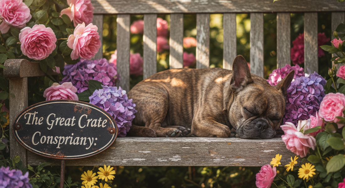 The Great Crate Conspiracy: Turning Your Frenchie’s Cage into a 5-Star Hotel