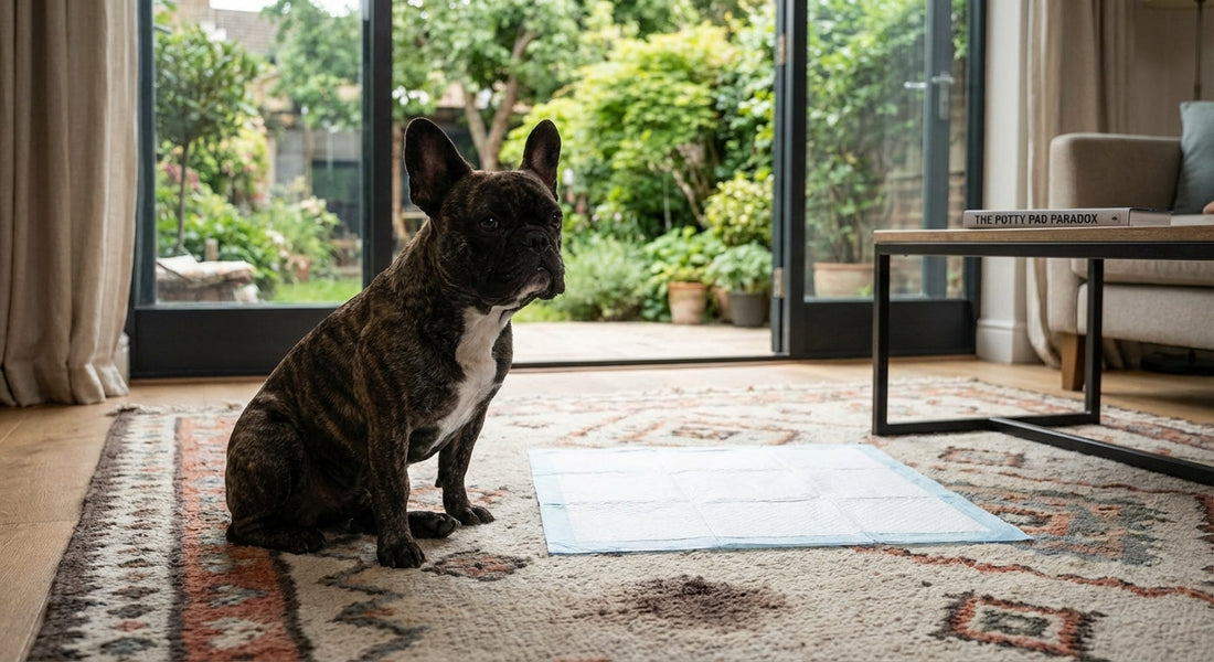 The Potty Pad Paradox: Why Your Frenchie Thinks Your Rug is a Five-Star Restroom
