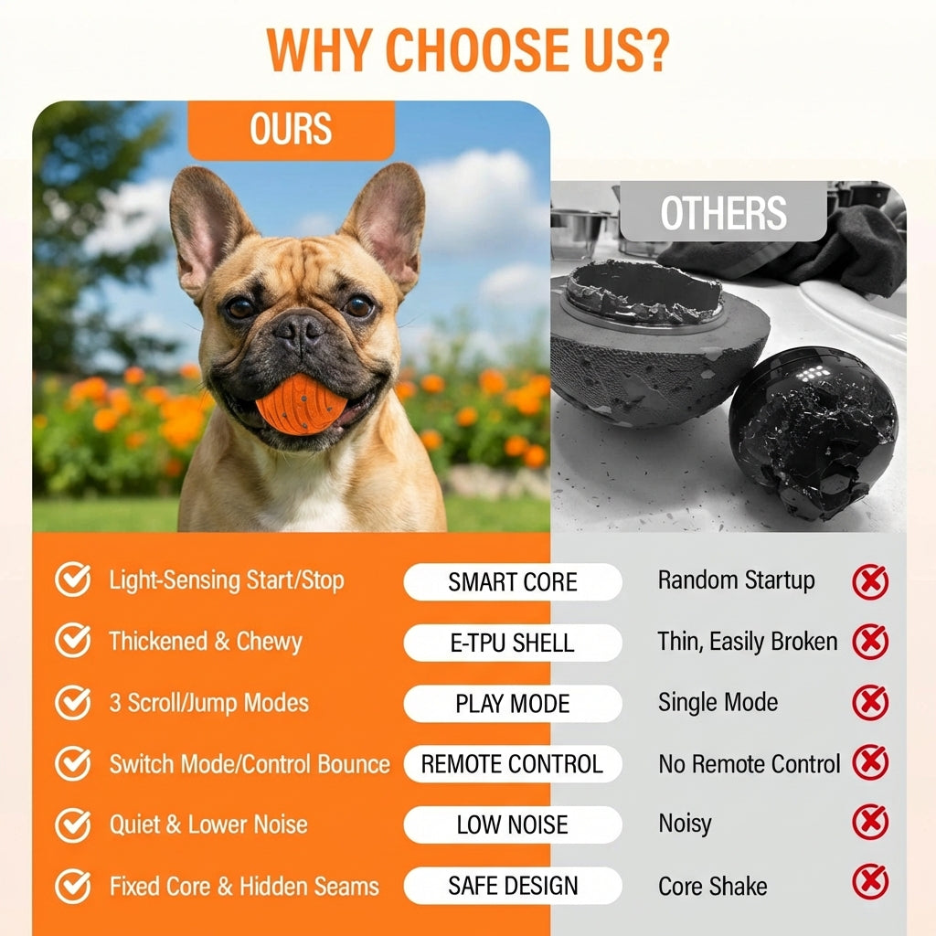 The Zoomie Orb (Interactive Ball) Toy for French Bulldogs