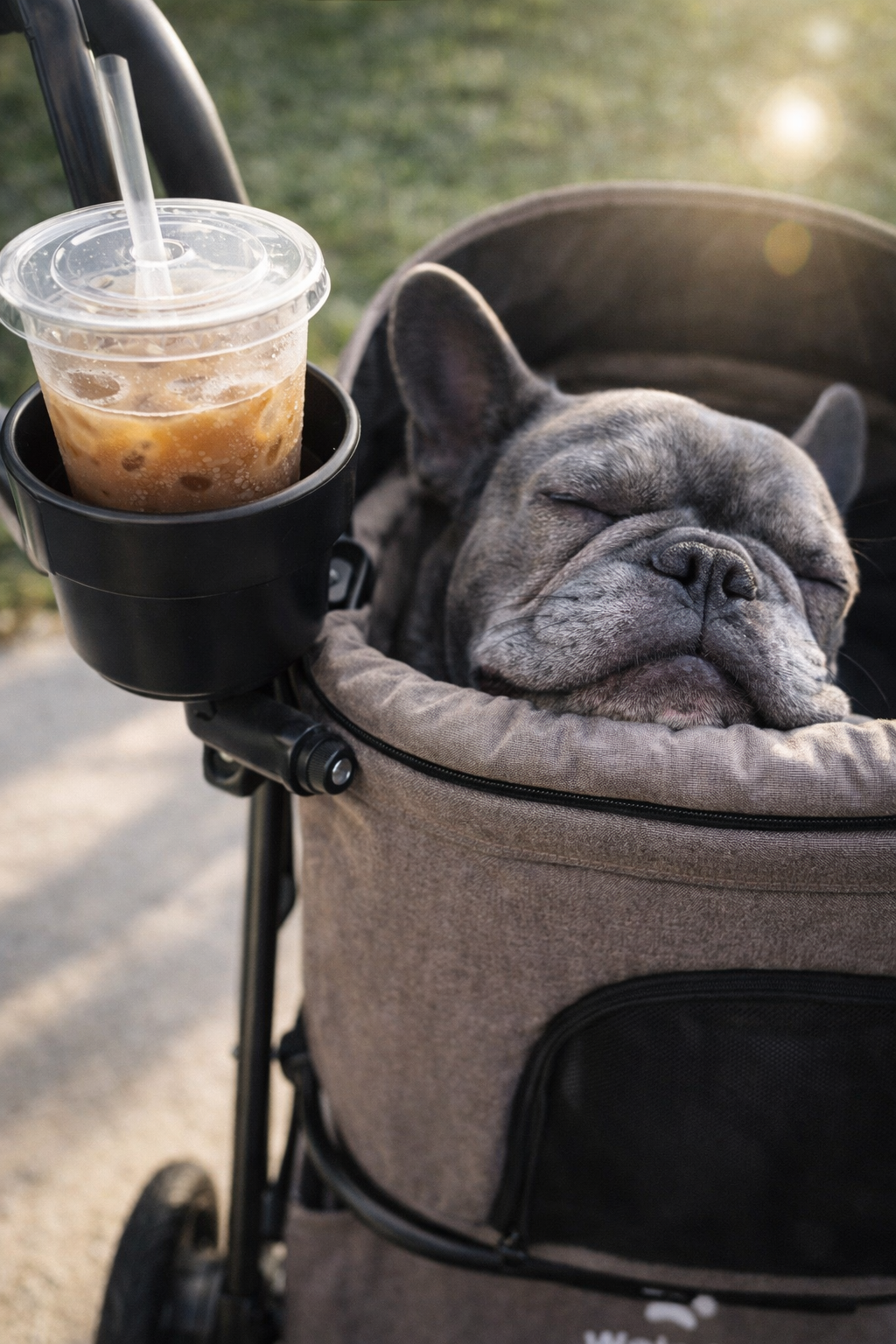 frenchie dog stroller The Royal Chariot | 3-in-1 Frenchie Stroller – The Frenchie Vault