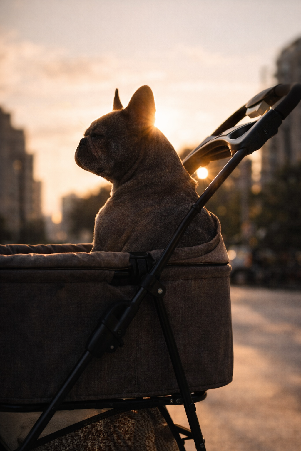 frenchie dog stroller The Royal Chariot | 3-in-1 Frenchie Stroller – The Frenchie Vault